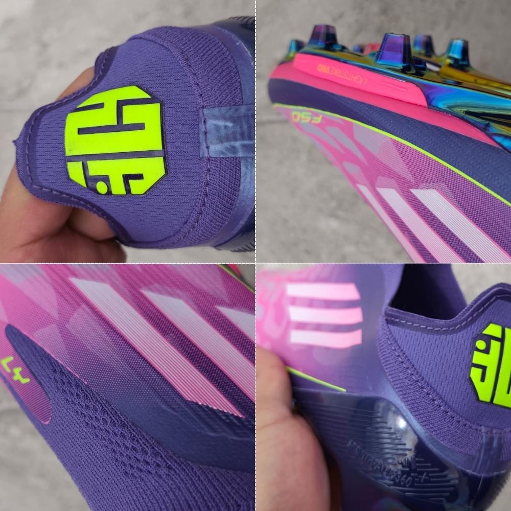 F50 Lamine Yamal / Sin Cordones Laceless / Suela Reflectiva / Gama PRO (Suela FG)