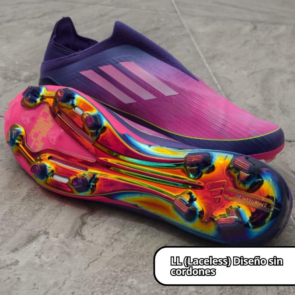 F50 Lamine Yamal / Sin Cordones Laceless / Suela Reflectiva / Gama PRO (Suela FG)
